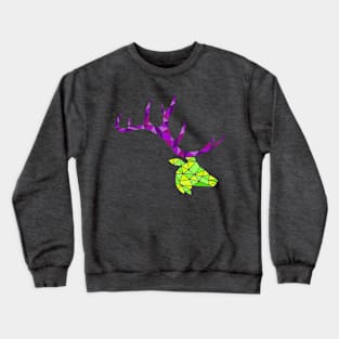 Geometric stag Crewneck Sweatshirt